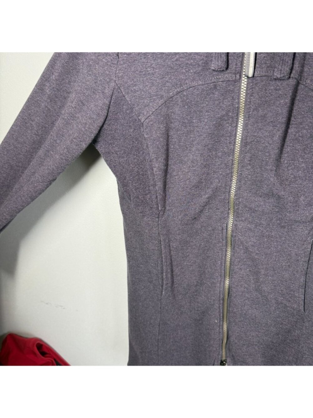Mondetta Womens Andrea Full Zip Length Hooded Jacket Size Medium Navy Blue - Picture 7 of 11